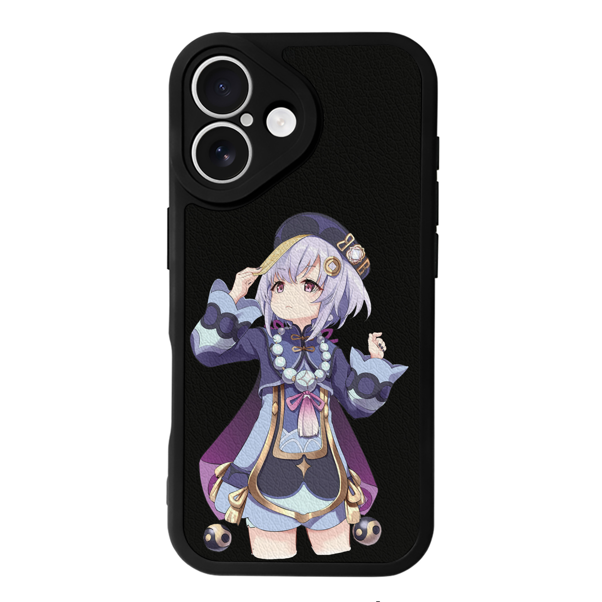 げんし神 七七 なな  genshin Nana 【iPhone 16シリーズ対応】シリコンスマホケース（レザー調） 材質：シリコン